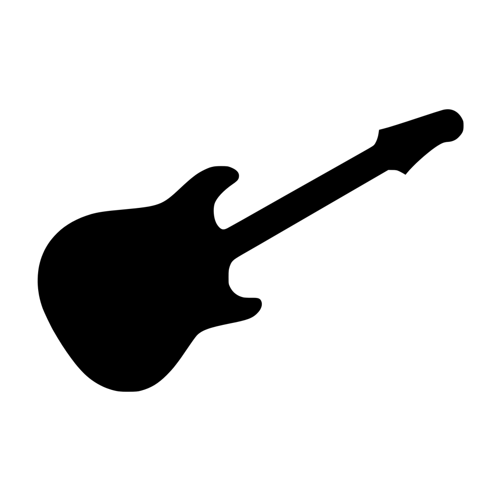 Electric Guitar Silhouette